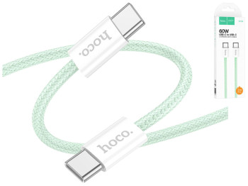 Кабель USB Hoco X104 Source 60W Type-C to Type-C Колір Зелений