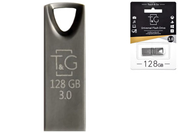 USB флеш-накопитель 3.0 T&G 128gb Metal 117, цвет стальной