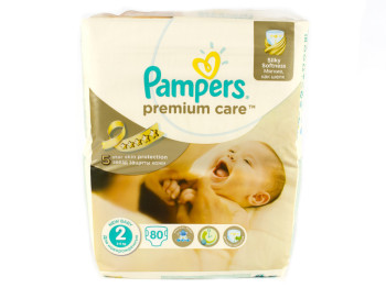 Подгузники Pampers "Prem. Care Mini" (3-6 кг) 80шт