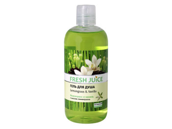 Крем-гель для душу Fresh Juice "Lemongrass & Vanilla" лимонник і ваніль 500мл