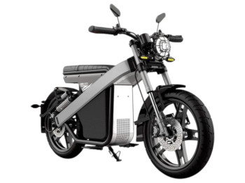 Электроскутер HM-6, 3000Вт, 60v 50ah, 17-дюймовые колеса, цвет черный с серым