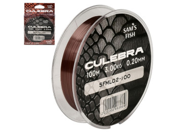 Леска Sam's Fish Culebra, 0,20 мм, тест 3кг, 100м