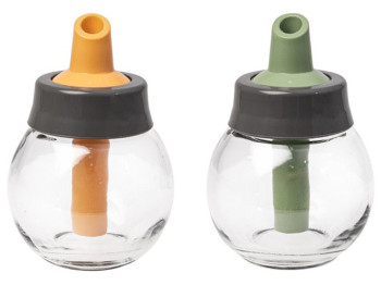 Емкость для специй Herevin Sugar Dispenser-Peach-Green, 180мл, 8690070250782