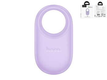 Умный брелок Hoco, gps, bluetooth, apple find my, цвет фиолетовый
