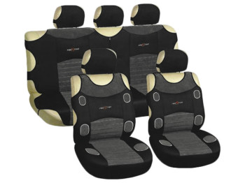 Майки MILEX "Prestige AG-7248-4" полный комплект (2 передних, 2 задних, 5 подголовников) серые