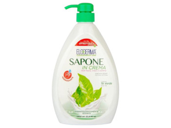 Крем-мило антибактеріальне Eloderma Sapone In Crema з екстрактом зеленого чаю, 1000мл