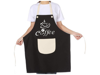 Фартук тканевый с карманом Coffee, 72х65см
