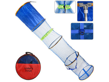 Садок Sams Fish 4 кільця з кілочком коло в чохлі 0.4x2м