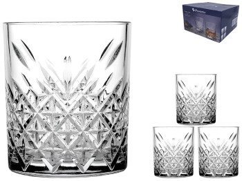 Набор стаканов для виски Pasabahce Timeless, стекло, 420 мл, цвет прозрачный (цена за 4 шт)