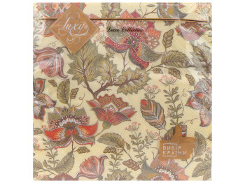 Салфетки Декоративная фантазия Luxy, 33х33см, 3 слоя, 18шт