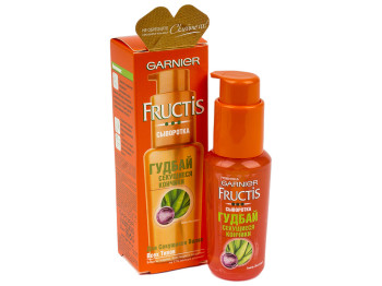 Сироватка Garnier Fructis "Гудбай посічені кінчики" для посіченого волосся всіх типів 50мл