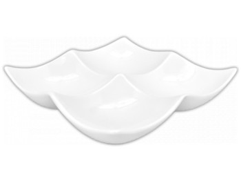 Менажница фарфоровая Modern 8,5" 21х21см