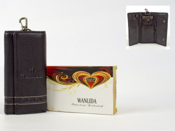 Кошелек-ключница кожзам. "Wanlida" черная.
