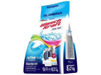 Стиральный порошок Wasch Kraft Color+Weiss 8,47кг пакет
