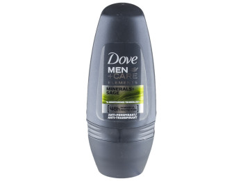 Дезодорант-антиперспірант кульковий Dove men+care elements "Свіжість мінералів і шавлії" 48г 50мл