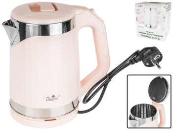 Чайник электрический Stenson Double wall пудра 1,8л 1800W