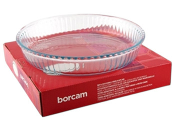Форма для запікання Pasabahce Borcam, скло, кругла, діаметр 26 см, 1700 мл