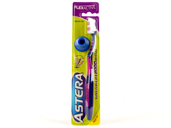 Зубная щетка Astera "Flex Active Medium" (средняя жесткость)