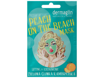 Маска для лица Dermaglin Peach On The Beach для нормальной кожи 20г