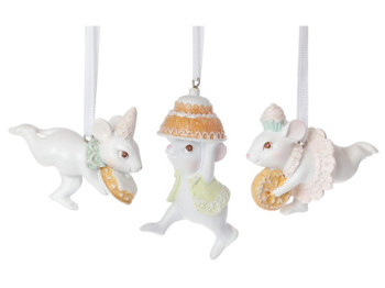 Декоративна підвісна фігурка Зефірно - пряникові чоловічки, 3 дизайни 7см і 9,5см (ціна за 1шт)