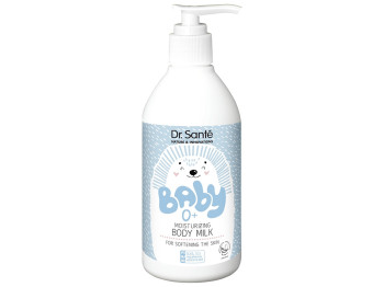 Молочко для тела детское Dr.Sante Baby, с глицерином, мочевиной, пантенолом, оливковым маслом, 300мл