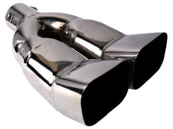 Насадка на глушник VITOL НГ-0165, D2,5''x2,2'', вхід D60мм, довжина 290мм, вихід D75мм