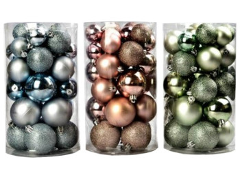 Ялинкові кульки, 4-6см (ціна за набір 30шт)