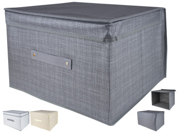 Коробка-органайзер ПВХ для хранения белья 40х30х25см