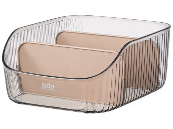 Органайзер для ванної кімнати BDO, пластиковий, 23,5×20,3×10 см, бежевий