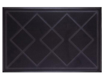 Коврик бытовой резиновый РОМБ 800х1200х1см, 6кг (98782)