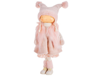 Декоративная кукла Девочка, 47см, цвет - розовый персик