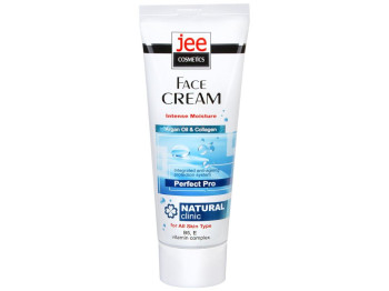 Крем для лица Jee Cosmetics, интенсивное увлажнение, масло арганы и коллаген, 75мл