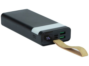 Универсальная мобильная батарея XO PR129 PD 20W 22.5W 20000 mAh Цвет Чёрный
