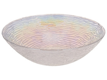 Салатник стеклянный, 900мл, цвет - прозрачный перламутр