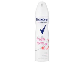 Антиперспирант-аэрозоль женский Rexona MotionSense Белые цветы и личи 150мл