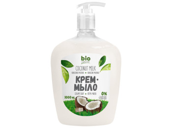 Крем-мило BIO Naturell "Кокосове молоко" з дозатором 1л
