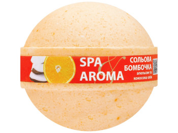 Солевая бомбочка для ванн Bioton Cosmetics Spa & Aroma Апельсин и кокос, 200г