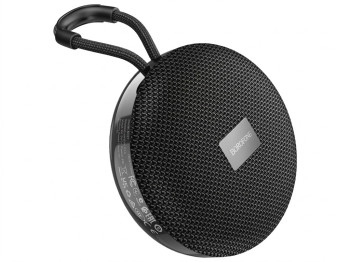 Колонка Borofone BR27, 5Вт, Bluetooth 5.1, 500mAh, Type-C, ABS пластик, 97×97×47мм, цвет черный