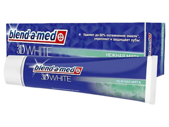 Зубна паста BLEND-A-MED 3D White Ніжна м'ята 100мл