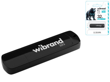 USB Flash Drive Wibrand 32gb Grizzly Цвет Черный