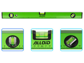 Уровень строительный Alloid, 60 см, 3 капсулы