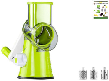 Терка - мультислайсер, 3 насадки - измельчение, шинковка, слайсы (цена за 1шт)