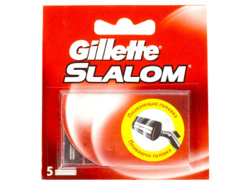 Картриджі змінні Gillette Slalom для станка 5шт