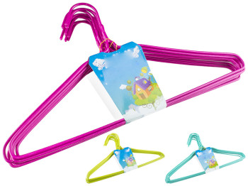 Вешалка для одежды просиликоненая Эконом металлическая 40см (цена за набор 10шт)