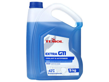 Антифриз Temol Extra G11 blue 5кг
