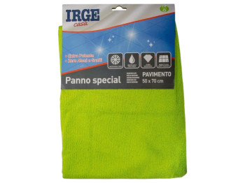 Серветка Irge для підлоги, універсальна, мікрофібра, 50×70см, колір салатовий