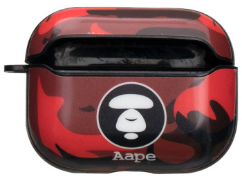 Футляр для навушників Airpods Pro Glossy Brand Колір 12, Aape red