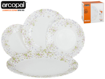 Сервиз столовый Arcopal Vaea Pink 19 предметов 51812