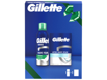 Подарунковий набір Gillette Піна д/б Series Заспокійлива 200мл+Лосьйон п/б Arctic Ice Освіжаючий 100