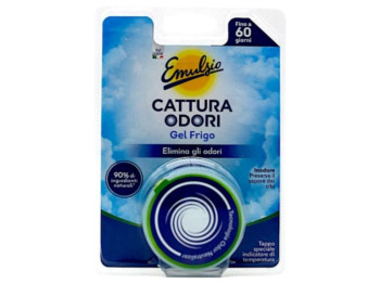 Оосвіжувач-нейтралізатор запаху для холодильника Emulsio Cattura Odori Gel Frigo, гелевий, 40г